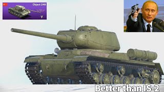 Balanced IS-2 Prototype Tank ”Object 248” - War thunder Mobile