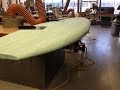 SUP board timelapse foam shaping