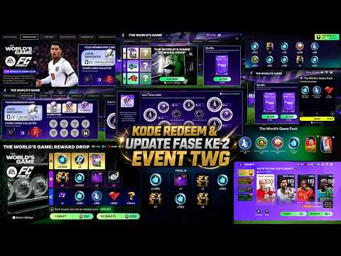 KODE REDEEM BARU & JANGAN SALAH LANGKAH DI EVENT TWG FASE KE-2 BANYAK HADIAH GRATIS 120 FC MOBILE 26