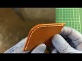 Burnishing Leather Edge / Leather Craft / Simple / Handmade