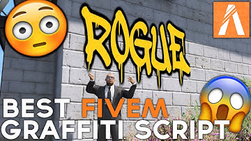 FIVEM GRAFFITI SPRAY PAINT SCRIPT | PROJECT ROGUE | https://discord.gg/msuR44FR2y