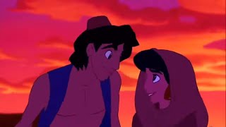 Aladdin (1992) Aladdin and Jasmine form a mutual bond over both feeling trapped