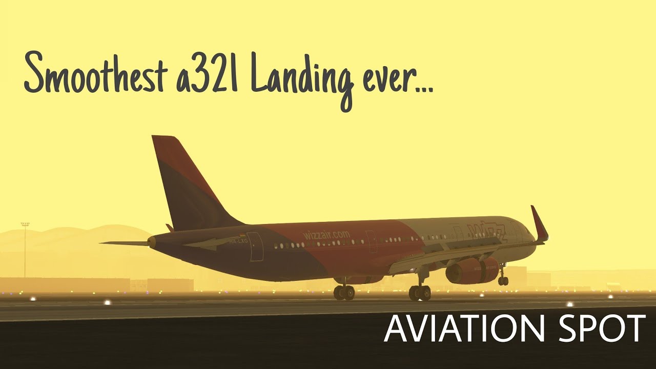 BUTTERLANDING In 100M Visibility Autoland CAT lllC Landing AVIATION