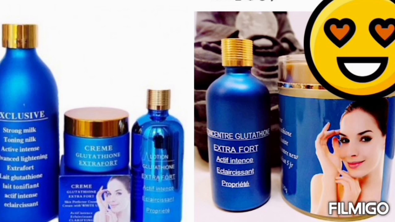 Le lait GLUTATHION EXCLUSIVE (bleu):Mon avis