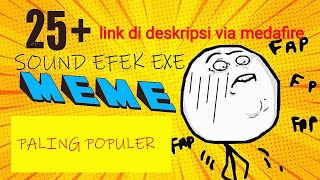 25  kumpulan suara efek exe paling populer untuk youtube😂😂💦