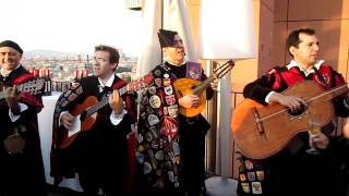 Spanish Band At El Xalet Restaurant In Barcelona, Spain.