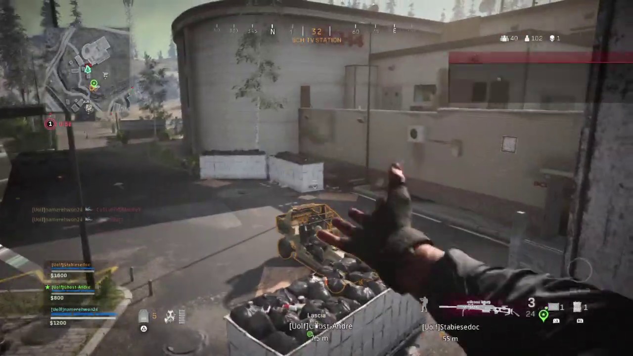 Call of Duty® Modern Warfare® WARZONE collateral sniper + C4 triple