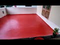 #DIY | How to paint using Red-Red Asian Paints Apex Ultima to paint floor | Apex Ultima Review