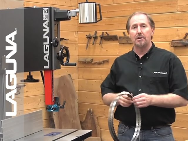 1412 Bandsaw Blade Installation - Part 8 of 14 - Laguna Tools