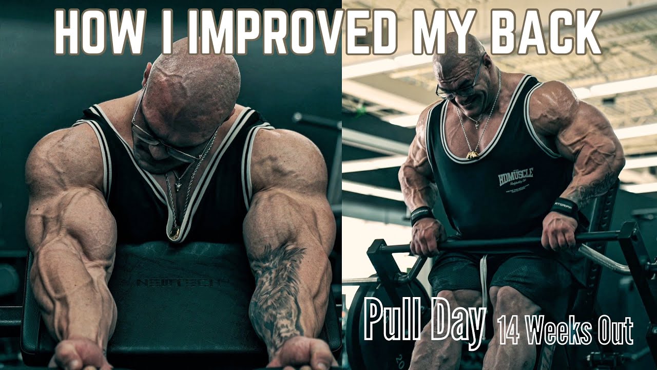 Guide To A Building A Big Back | Pull Day | 14 Weeks Out | Back Shoulders Bicep