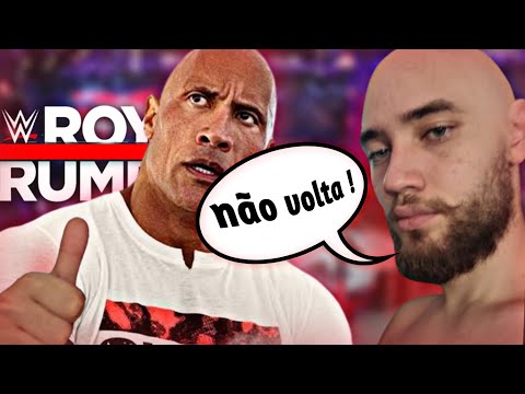 THE ROCK NÃO VOLTA ? Possíveis VENCEDORES do ROYAL RUMBLE 2024 | WWE Memes React