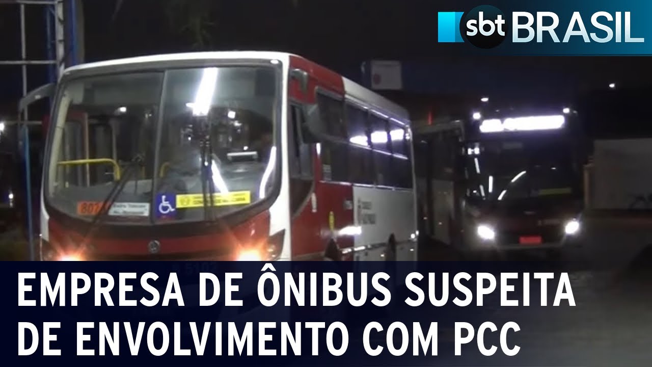 Sócio de empresa de ônibus é preso suspeito de envolvimento com PCC | SBT Brasil (22/08/22)
