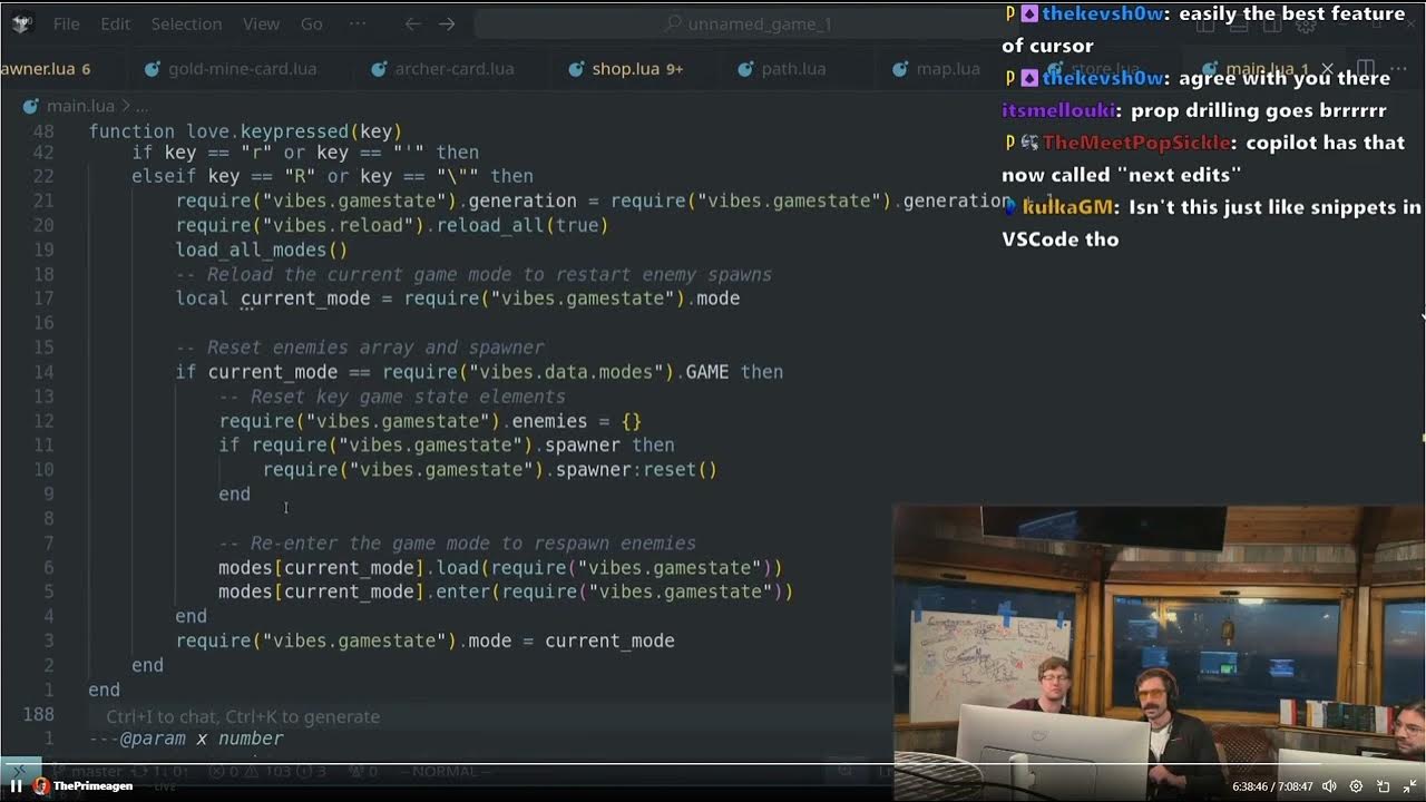 Primeagen and LowLevelTV on Vibe Coding - YouTube