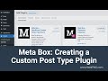 Meta box creating a custom post type plugin