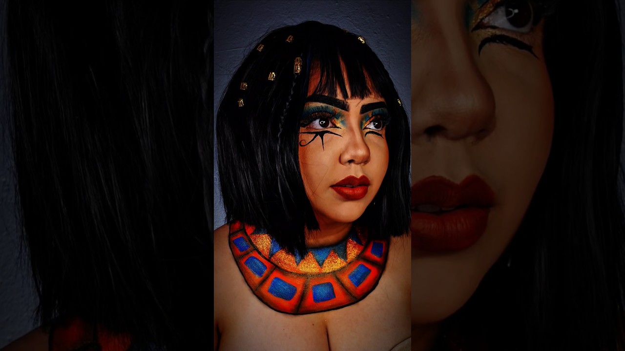 CLE&Oacute;PATRA ✨️  #shorts #makeup #maquiagemartistica #maquiagem #cleopatra
