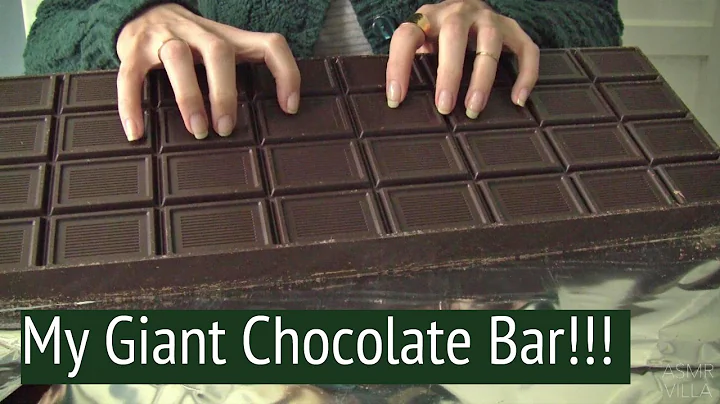 ASMR * My Giant Chocolate Bar! * Fast Tapping & Scratching * No Talking * ASMRVilla