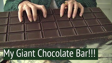 ASMR * My Giant Chocolate Bar! * Fast Tapping & Scratching * No Talking * ASMRVilla