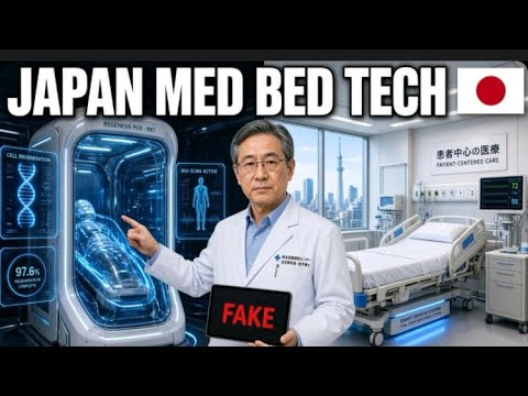 Real Japanese med bed vs fake news vs USA med bed technology