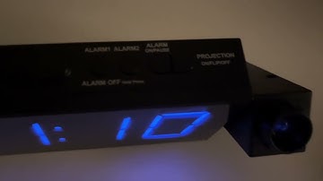 Review: Digital Projection Alarm Clock - Large LED Display, 180° Rotatable Projector. #amazonfinds