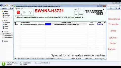 techno IN3 flashing  ,flash file and tool