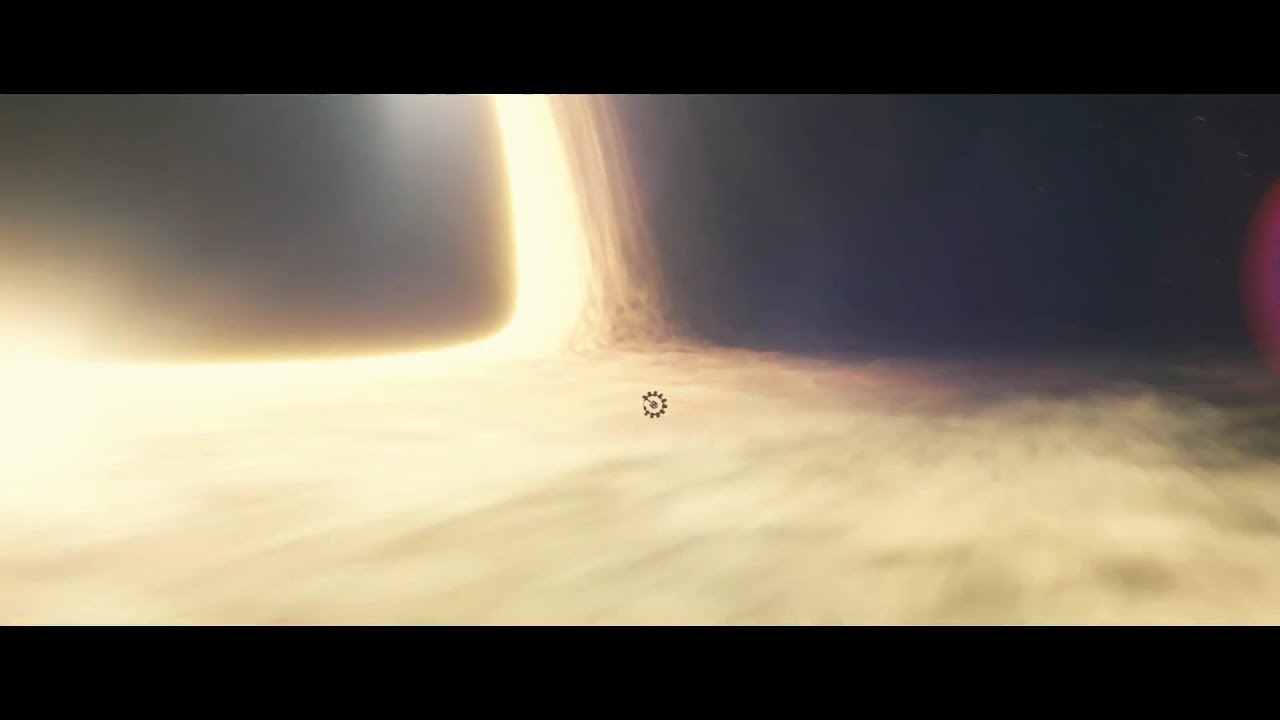 Download Interstellar Inside Black Hole Scene Background