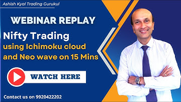 Nifty Trading using Ichimoku cloud and #neowave on 15 Mins