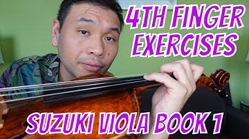 4th Finger Exercises Suzuki Viola Book 1- How To/Walkthrough