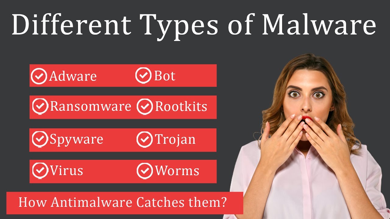  New Different Types of Malware Explained | How does Anti-malware Detects them?