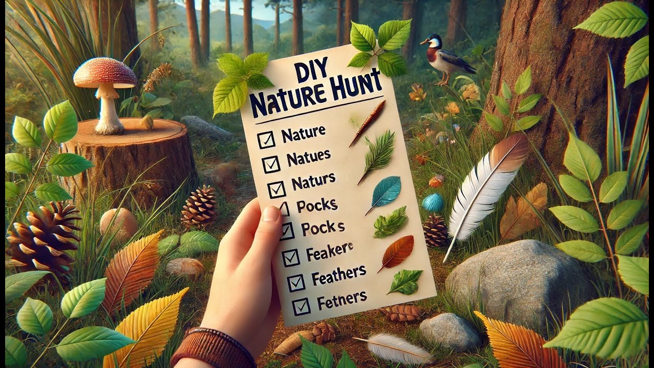 How to Create a DIY Nature Scavenger Hunt 🌲🍃
