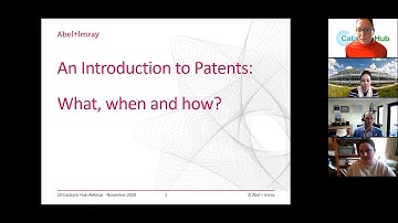 An Introduction to Patents: What, when and how?