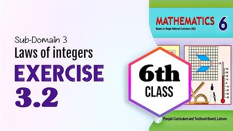 Class 6 math, Unit 3, Exercise 3.2 | Chapter 3,Exercise 3.2 | New book 2023