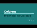 Cefalea. Urgencias más frecuentes en Neurología