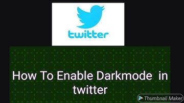 How to Enable Darkmode In twitter || In Telugu ||