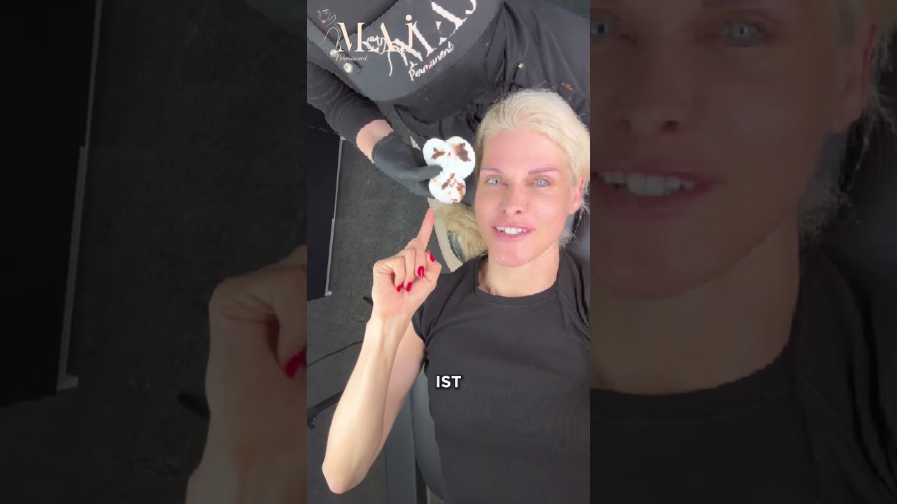 Viele Frauen leiden unter altem, schlechtem Permanent Make-up an Augenbrauen. Lösung:den MAJ REMOVER