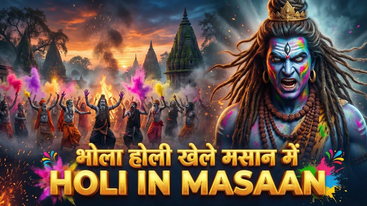 भोला होली खेले मसाने में | Bhola Holi Khele Masane Mein | Masane Ki Holi 2026 Latest Shiv Bhajan