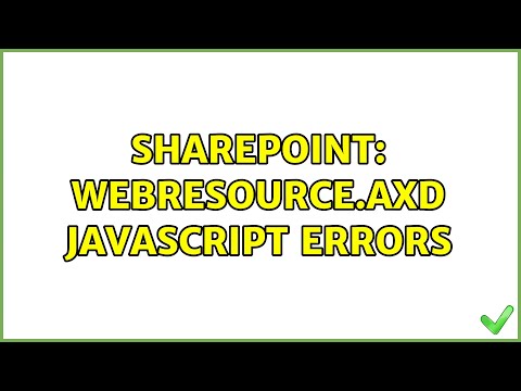 Sharepoint: WebResource.axd JavaScript