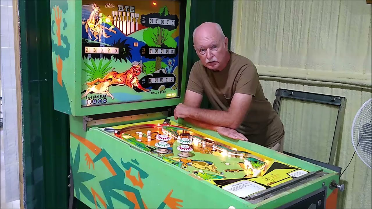 1970 Bally Big Valley pinball game