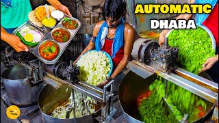 India's First Biggest Automatic Dhaba Selling 12+ Items Unlimited Thali Rs. 120/- Only l Indian Food
