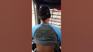 sapu jalan lori balak mau muat kayu#jalanbasa