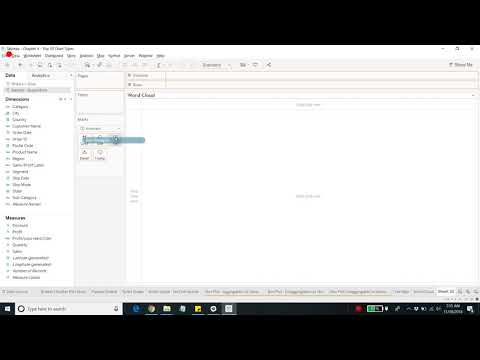 Tableau 101 Word Cloud