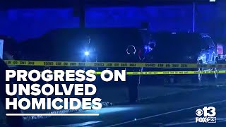 Portland police say they're making progress on unsolved homicides