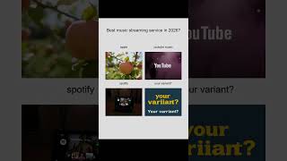 Which music streaming service is your favorite, and why?    #spotify #applemusic #playlists #musicse