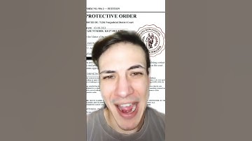 Why I Have A Restraining Order #shorts