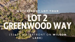 Build Your Dream Waterfront Escape | 325ft on Wilson Lake | Lot 2 Greenwood Way - $399,000