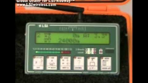 LSI GS550 Crane Warning System Wireless Technology Overview