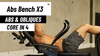 Abs Bench x3 ® Core in 4 Workout Series - Abs & Obliques