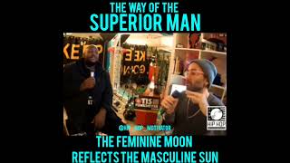 "THE FEMININE MOON REFLECTS THE MASCULINE SUN." Kenyatta Griggs #relationships manhood