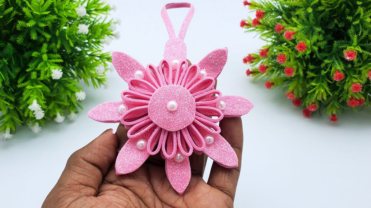 How To Make Christmas Star Ornaments Making Christmas Glitter Foam