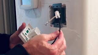 Install LyncTouch Double Gang with Aux Input and IR Eye