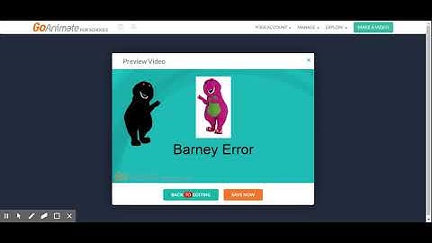 Shadow Barney was taking to rant without Barney error (Barney error Bloopers 2)